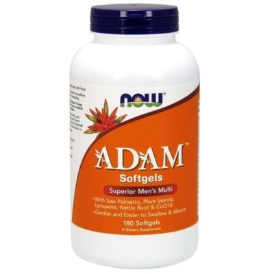 NOW FOODS, ADAM Superior Herren Multi-Vitamin 180 Weichkapseln SUPER PREIS