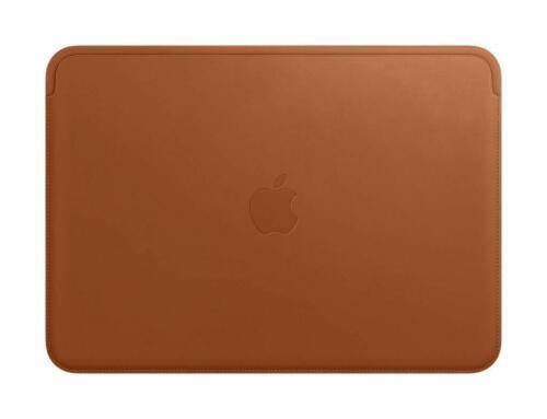 Genuine / Official Apple MacBook 12” Leather Sleeve Saddle Brown MQG12ZM/A Case - Photo 6/24
