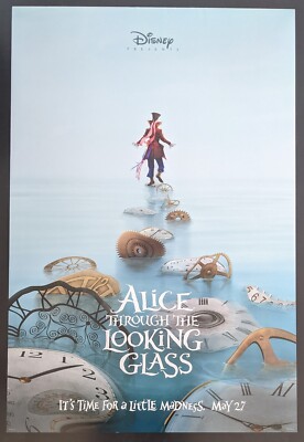 Alice Through the Looking Glass (2016) Original 27x40 Movie Poster D/S ...