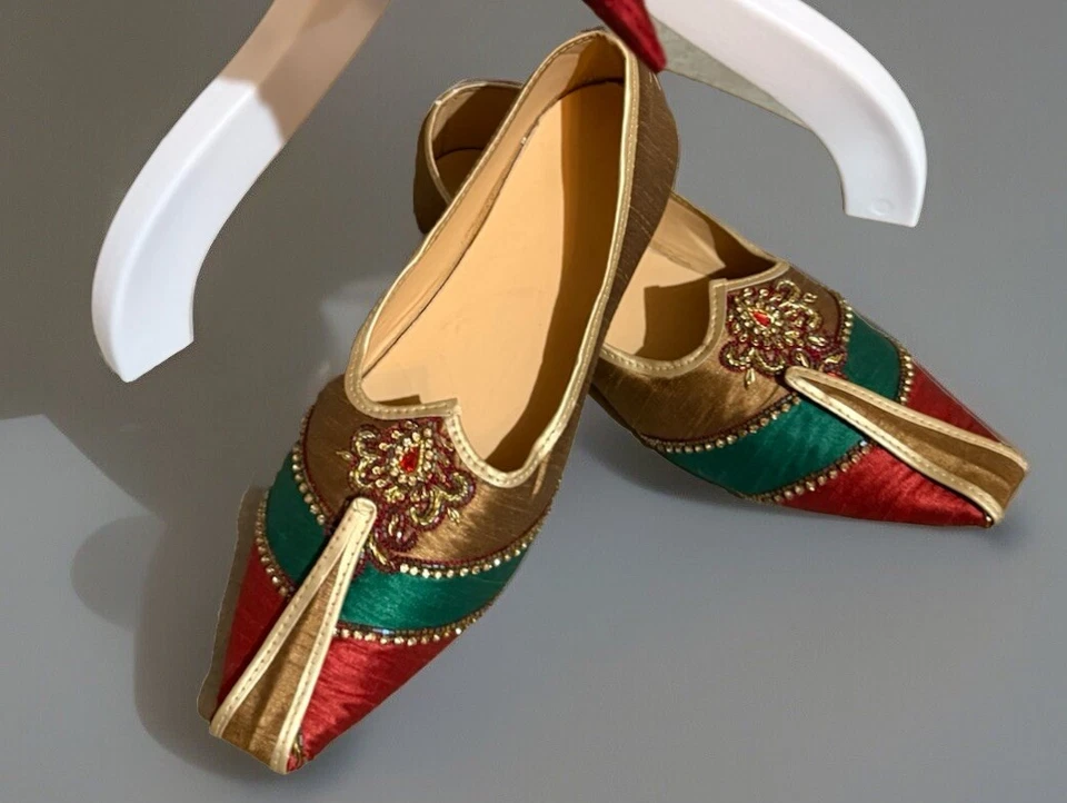 Manish Creation 新郎套装传统民族 Sherwani 真丝手工缝制尺寸 42 — 第 4/4 张图片