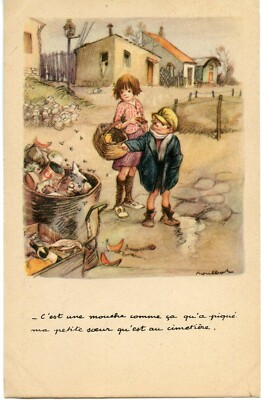 POSTCARD ILLUSTRATOR CHICKEN // C'EST UNE FLY COMME CA QU'A PIQUE ...
