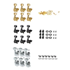 6R Inline Acoustic/Electric Guitar Tuning Pegs Locking Tuners Keys Machine Heads