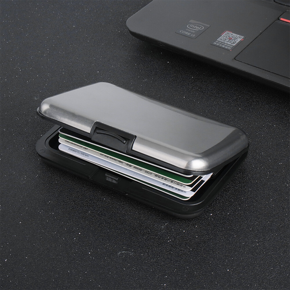 Fashion Simple Card Box Credit Card Holder Mini Wallet Cardholder