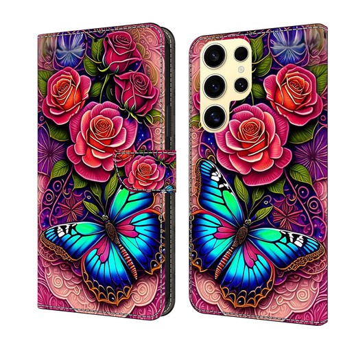 Luxury Flip Printed Wallet Cover Case For S21 S20 Ultra S10 S9 S8 Plus - 第 14/28 張圖片