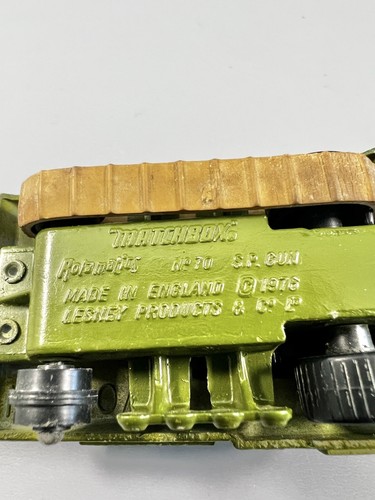 Matchbox Rolamatics No 70 SP Gun Tank grün Army Lesney England 1976 - Bild 12 von 13