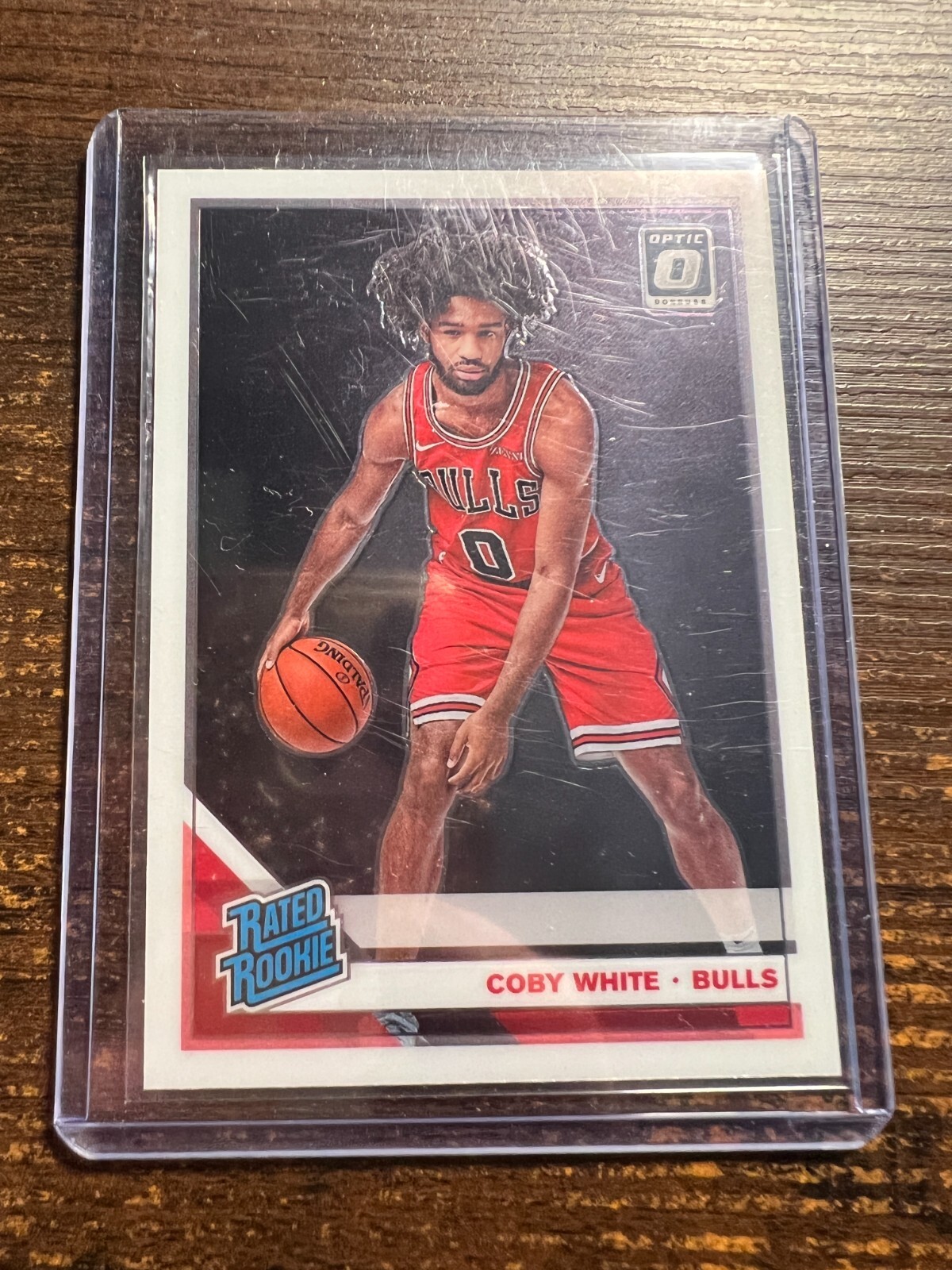 A131,047 - 2019-20 Donruss Optic #180 Coby White RR RC
