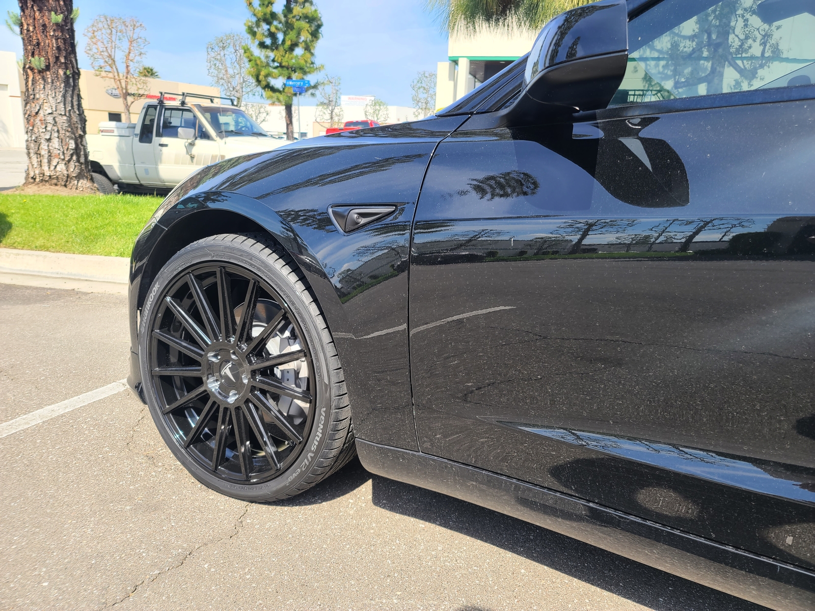 22 BLACK STAGGERED CONCAVE RF15 WHEELS MASERATI LEVANTE Q4 S GTS SQ4 2017-2024