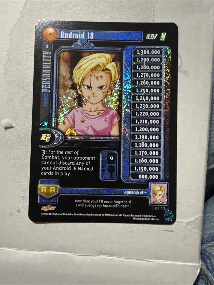 ANDROID 18 (LEVEL 1) #2 LIMITED ALT FOIL DBZ DBGT DRAGON