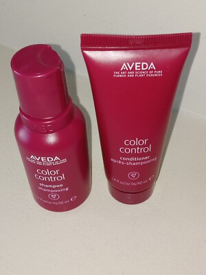 NEW Aveda Color Control Conditioner 1.4 oz Shampoo 1.7 oz TRAVEL SIZE
