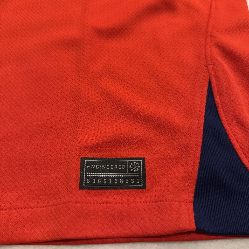 Camiseta de fútbol para hombre Nike Inglaterra National Team 2022-23 roja visitante grande L 3 Leones Foto 2 de 4