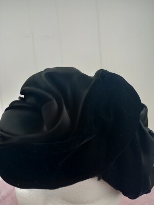 Vintage Christine Original Park Avenue Black Wool Hat Vintage Ladies Hat By Christine Originals Park Avenue New  main image 4