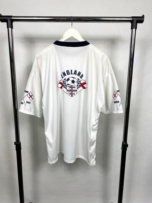 England Vintage World Cup 2002 Jersey Shirt Size XL