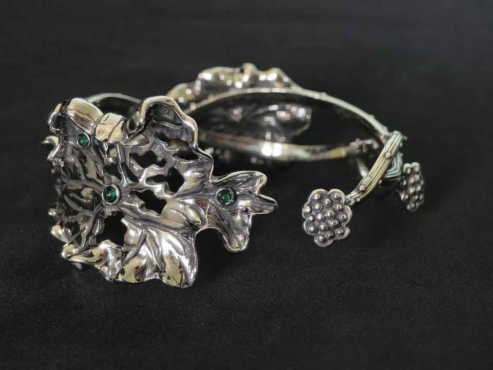 BRACCIALE IN ARGENTO 925. ARTIGIANALE E NUOVO. - Immagine 2 di 4