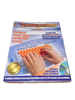 TypeRightNow SpeedSkin Software Keyboard Cover Learn To Type New In Box
