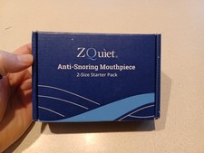 ZQuiet Anti-Snoring Mouthpiece 2-Size Starter Pack  Unused SEALED