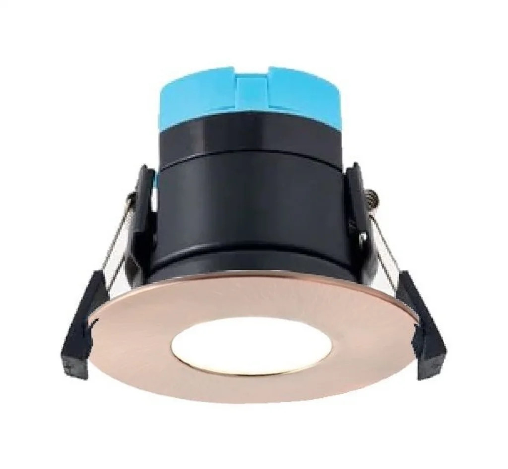 Downlight Copper Rhom CCT LED Fixed Antique 8w IP65 Dimmable Spa SPA-38572-ACOP
