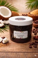 400gr HANDMADE COFFEE BODY SCRUB (shower gel added)