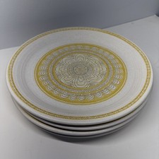 ranciscan Dinner Plates Hacienda Gold Rustic Southwestern Speckled Lot 4