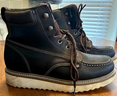 Wolverine Loader 6'' Soft Toe Men's Leather Work Boot Dark Brown - 11 1/2 QW10744