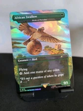 Birds of Paradise As African Swallow Foil Secret L'air NM ENG MTG