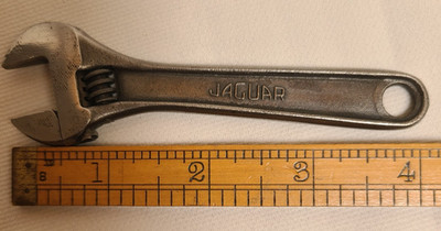 Vintage Jaguar  Tool Kit 4'' BAHCO 969 Spanner Wrench Adjustable Made In Sweden