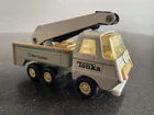 Tonka Pressed Steel Bell System Bucket Truck Missing Bucket 55010 Vintage 1970's