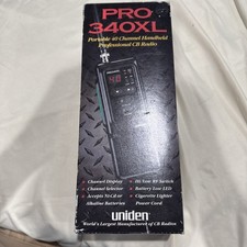 Vintage UNIDEN PRO 340XL Handheld Portable CB Radio 40 Channel NEW