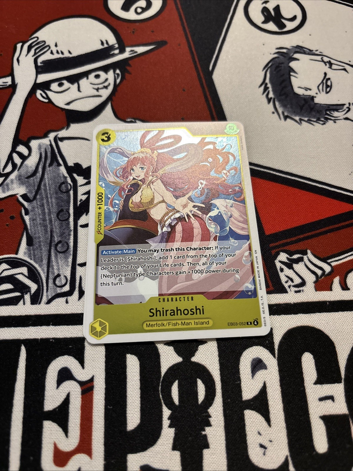 Shirahoshi Foil EB03-052 R Extra Booster: One Piece Heroines Edition NM
