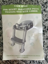Adjustable Height Potty Training Seat with Step Stool Brand New Never Used