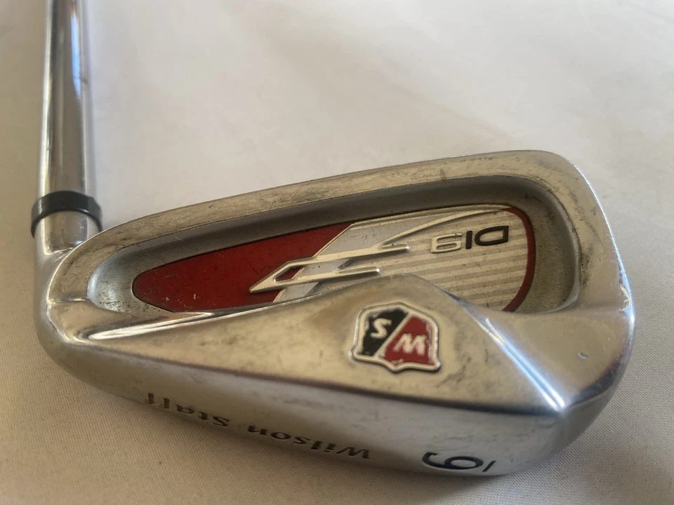 Wilson Staff Di 9 Irons 4 - PW Reg Steel Uniflex TX 99 Shafts V Good. - Image 4 of 4