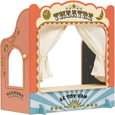 - TV351 - Teatro Marionette per Bambini, Da 3 Anni, Teatrino Dei Burattini in Le