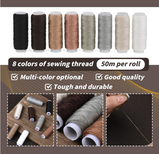 BAGERLA Heavy Duty Upholstery Repair Kit with Awl, Needles, Thread for DIY