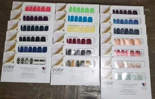 Color Street Nail Polish Strips 100% Real, 19 Packages, New Sealed