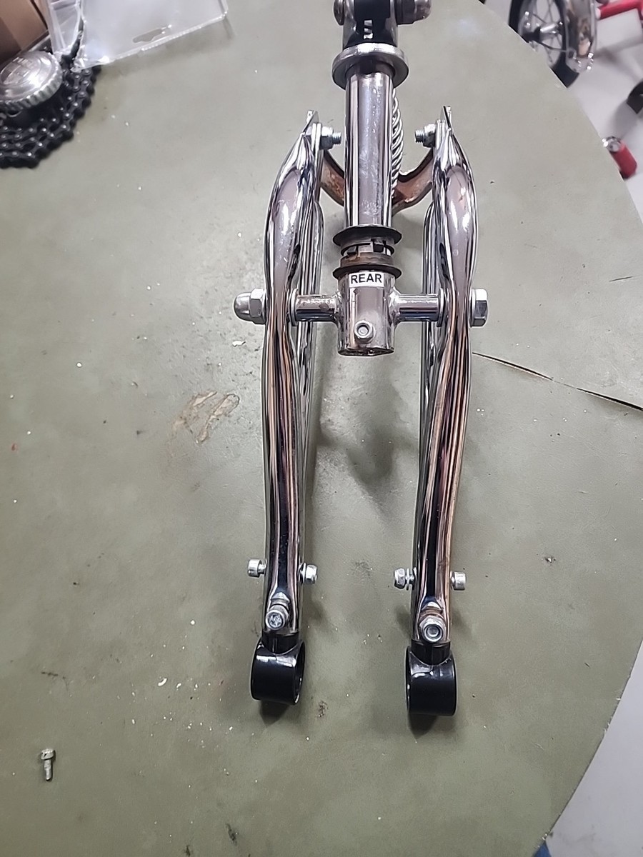 SCHWINN LIL STINGRAY TRICYCLE CHROME SPRINGER FRONT FORK HARD TO SCHWINN LIL STINGRAY TRICYCLE CHROME SPRINGER FRONT FORK HARD TO