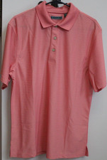 CUBAVERA POLO SHIRT SZ:M (SALMON)