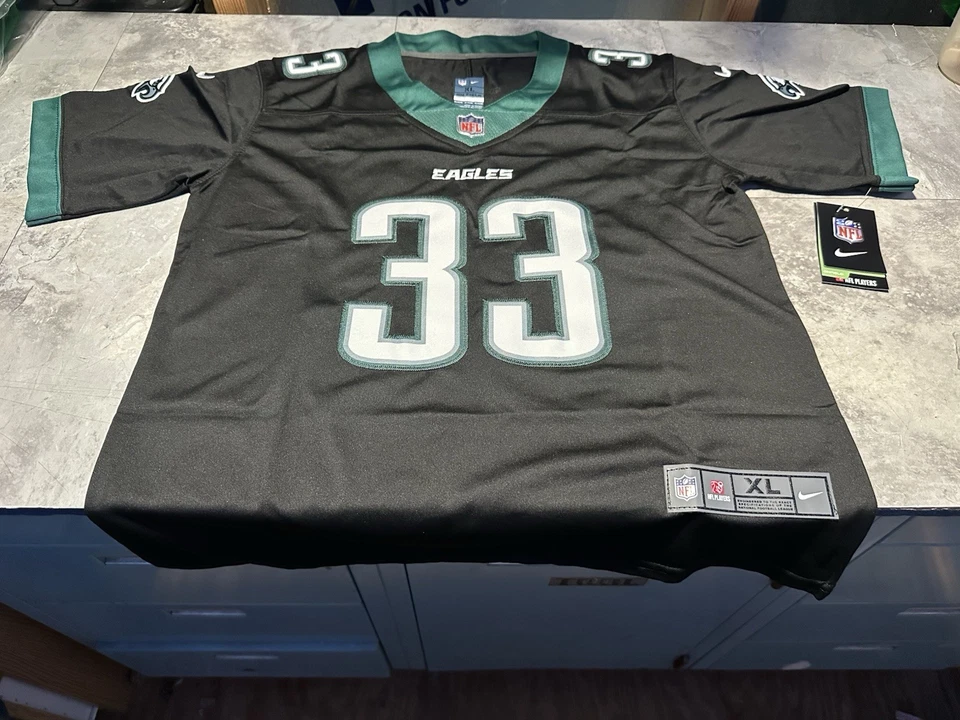 Camiseta deportiva negra Nike Youth XL Cooper DeJean Philadelphia Eagles talla XLarge nueva con etiquetas Foto 3 de 3