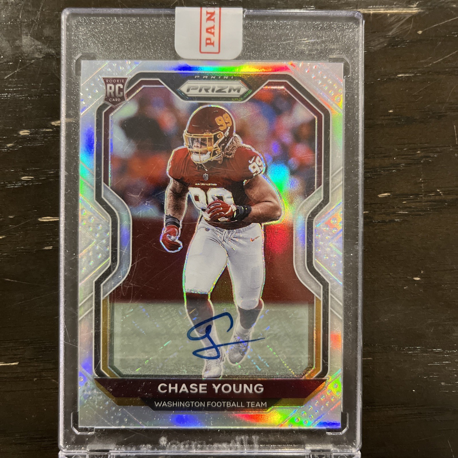 2020 Panini Prizm - Rookie Silver Prizm Autographs #383 Chase Young (AU, RC)