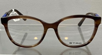 Etro ET2629 Women's Brown Square Full Rim Plastic Eyeglasses Frames 52-17 140