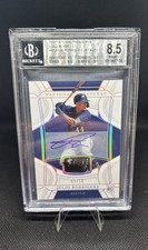 2022 National Treasures Julio Rodriguez Rookie Auto Holo Silver /10 BGS 8.5