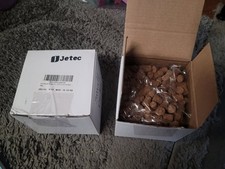 Jetec 700 Pieces Small Cork Stoppers Mini Tapered Cork Plugs Glass Bottles Tops
