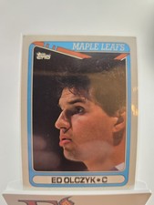 1990-91 Topps - Ed Olczyk #206 Toronto Maple Leafs 