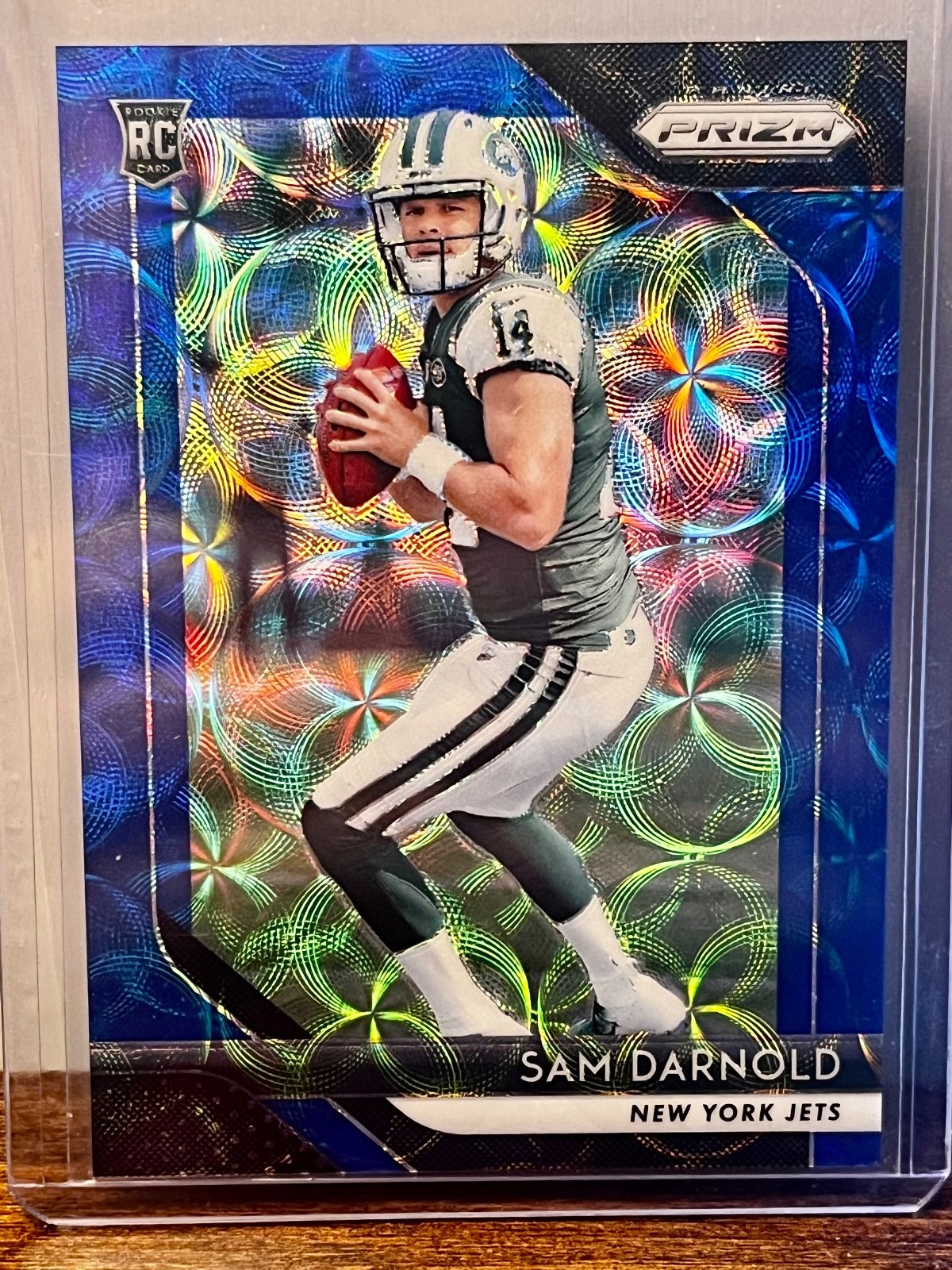 2018 Prizm Sam Darnold RC Blue Scope Rookie #23/99