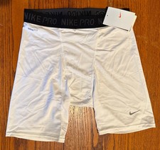 Nike Pro Men's Nike Fit Dry Training Shorts White Size Large NWT Style 124889