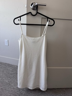 Mini white dress H&M XS for short women under 160 cm