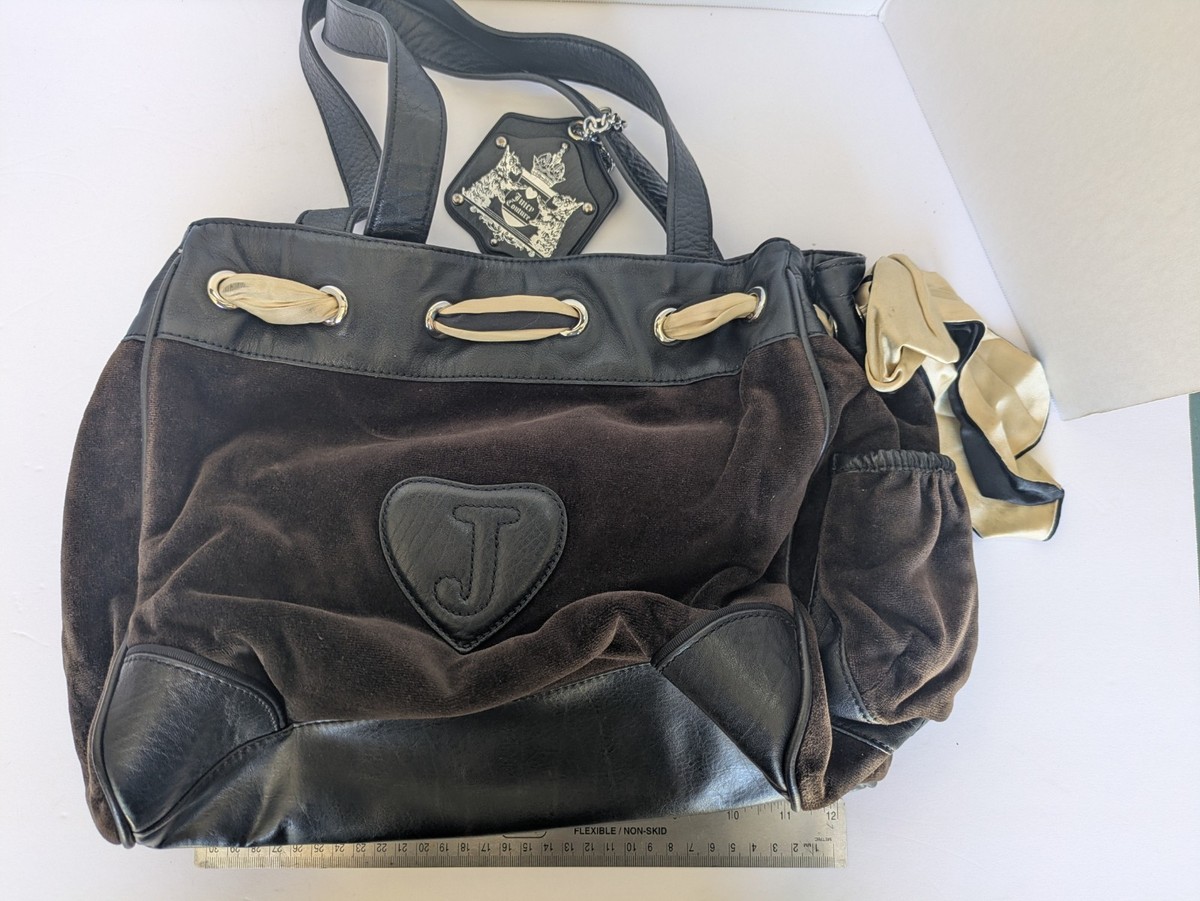 Used Vintage Y2K Juicy Couture Brown Daydreamer Purse - MAJOR DAMAGE IN INNER View 2