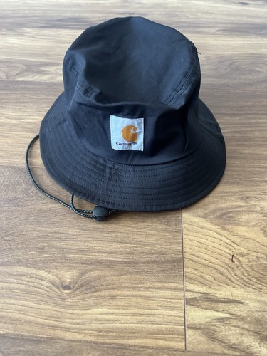 Sombrero negro vintage Carhartt Bucket pesca para hombre talla única para todos los festivales