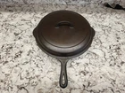 Griswold Cast Iron #10 Small Logo 716 B Skillet with 1100 A High Dome Lid