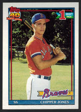 Cooperstown Awaits! Top 10 Chipper Jones Baseball Cards 24