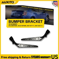 Set Of 2 Left Right Rear Bumper Brackets For 2007 2012 Nissan Sentra Vehicle Set Of 2 Left Right Rear Bumper Brackets For 2007 2012 Nissan Sentra Vehicle