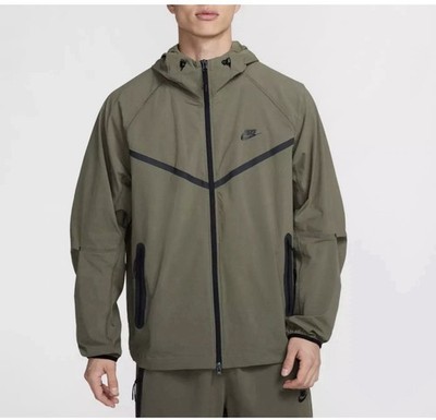 Nike Tech Woven Jacket  Olive/Black HM7151 223 Men's Size S